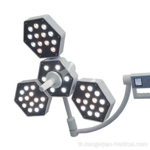 ไฟ LED มือถือของเยอรมนียืนสำหรับการผ่าตัดด้วยกล้องสองตัวสำหรับห้องผ่าตัด